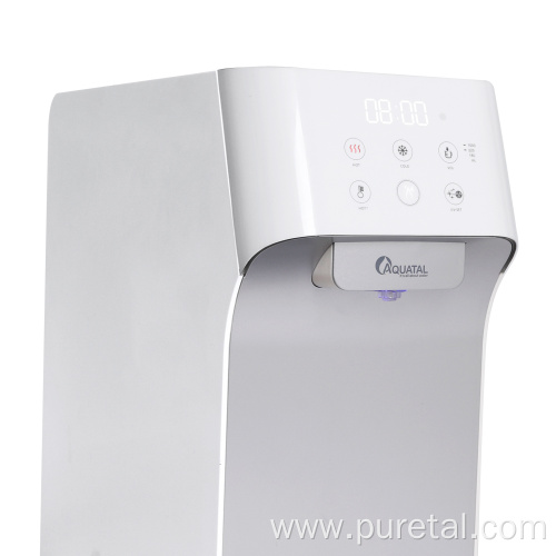 UF hot water dispenser with UV sterilization